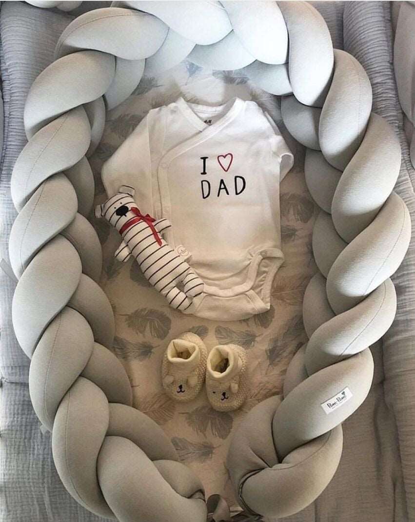 Cotton Folding Portable Baby Crib