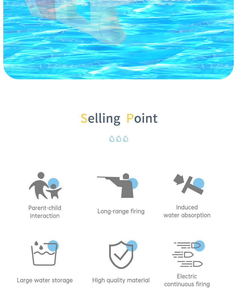 Electric Water Gun: Auto Pump