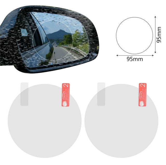 Anti-Fog car mirror set: 2 piece