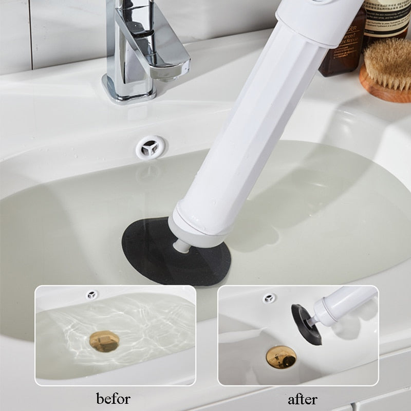 High Pressure Toilet & Drain Plunger