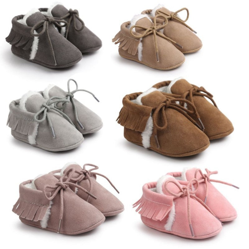 Newborn baby boys & girls moccasins