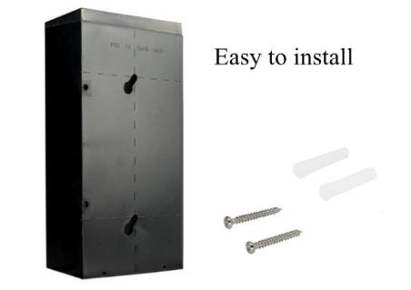 Solar powered house number sign