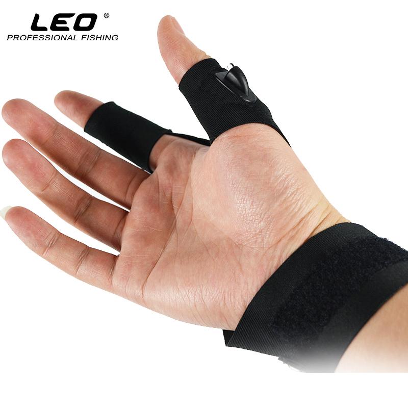 LED Fingerless torch glove