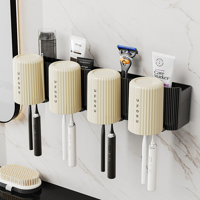 Toothbrush & Mug wall mounted rack