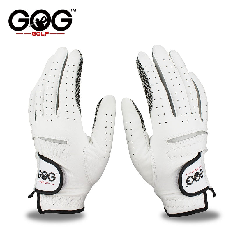 Pure sheepskin Golf Gloves Left/Right Hand Soft Breathable