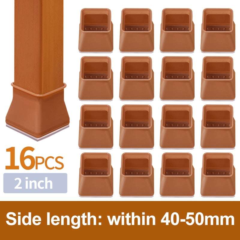 16PCS Silicon Furniture Leg Caps