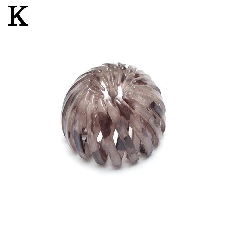 Expandable birds nest shaped hair clip