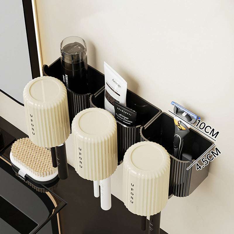 Toothbrush & Mug wall mounted rack