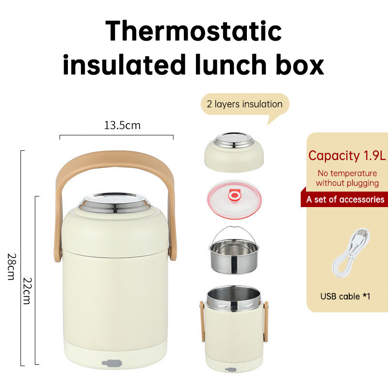 Stainless Steel Insulated heatable Lunch box