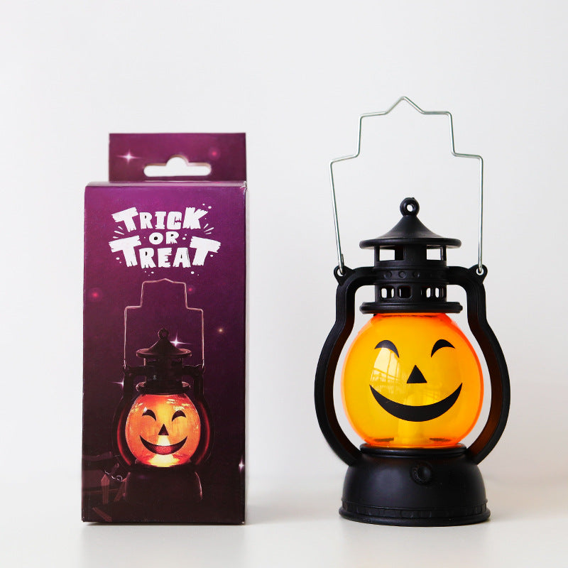 Portable halloween pumpkin lantern