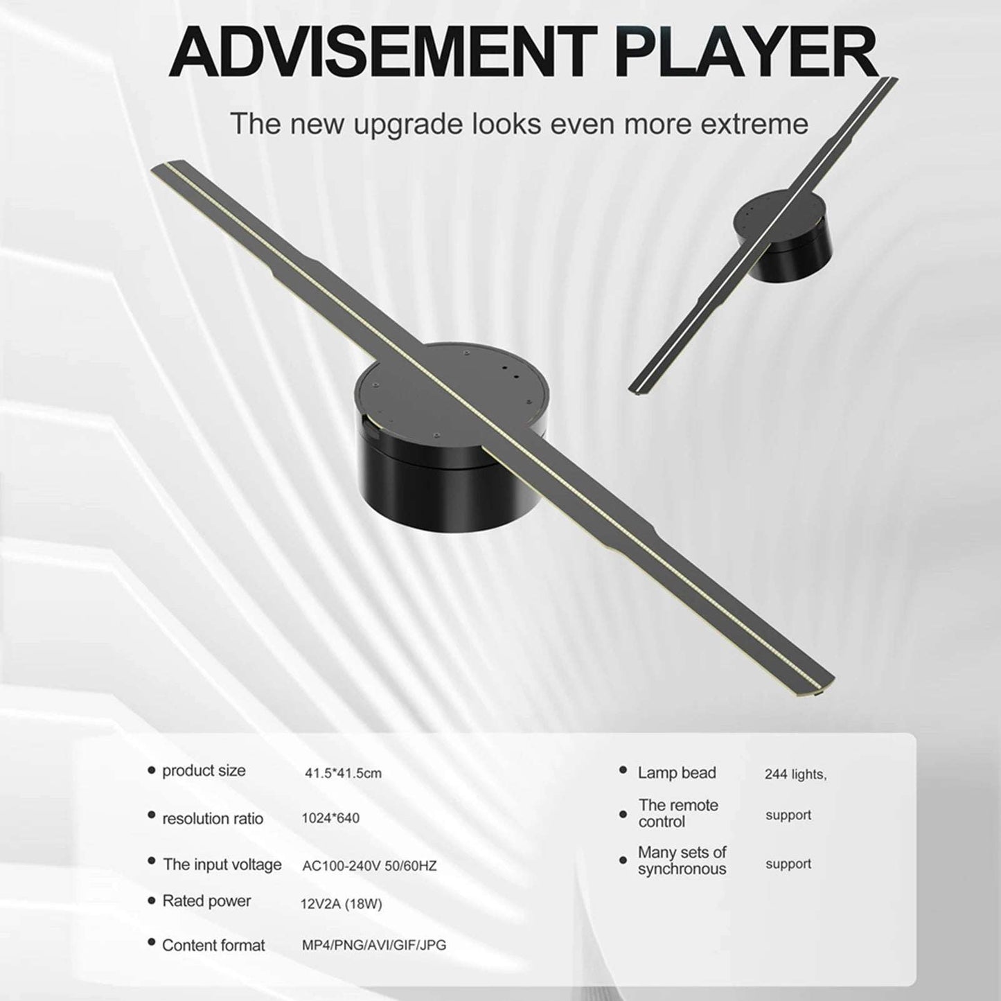 3D Hologram Projector Fan