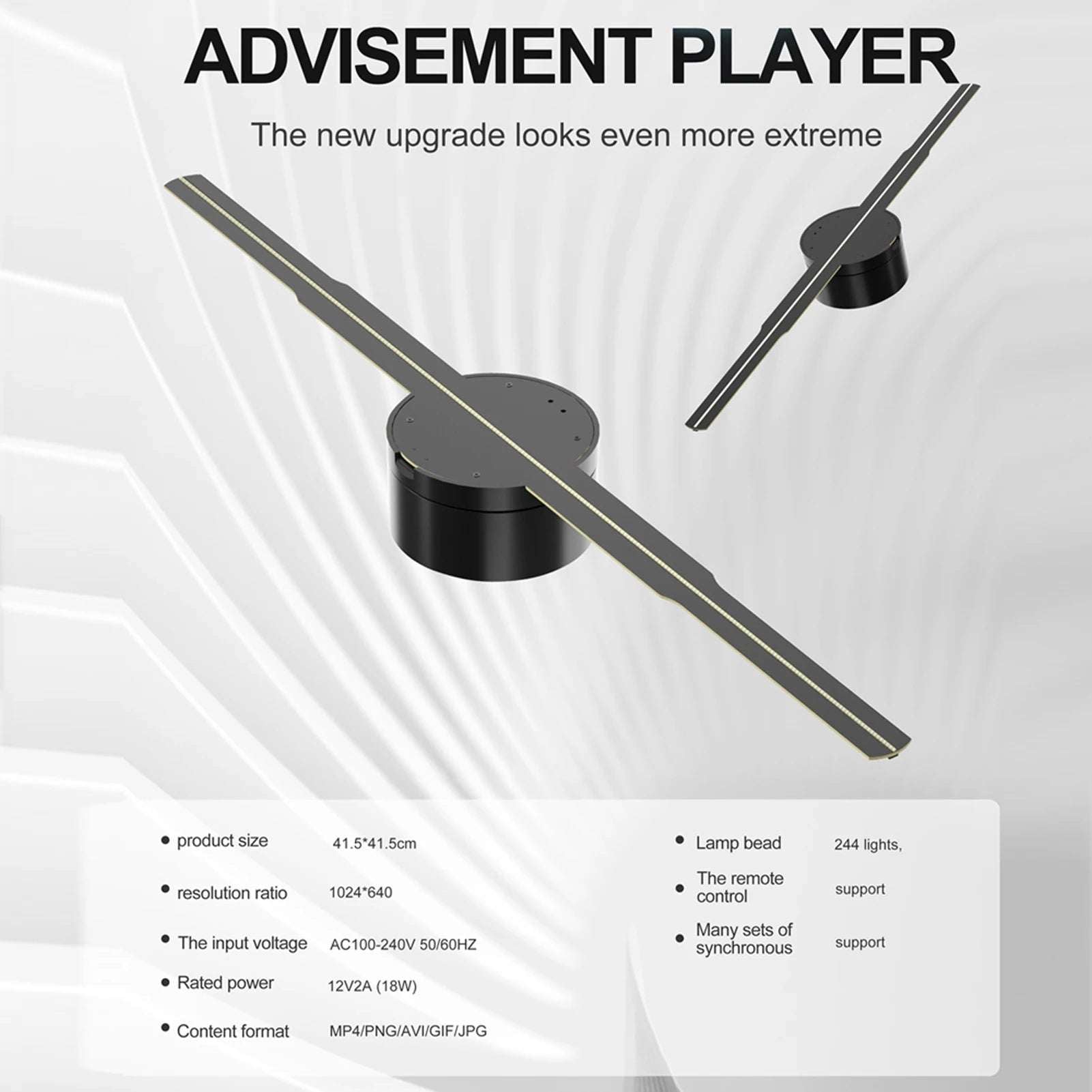 3D Hologram Projector Fan