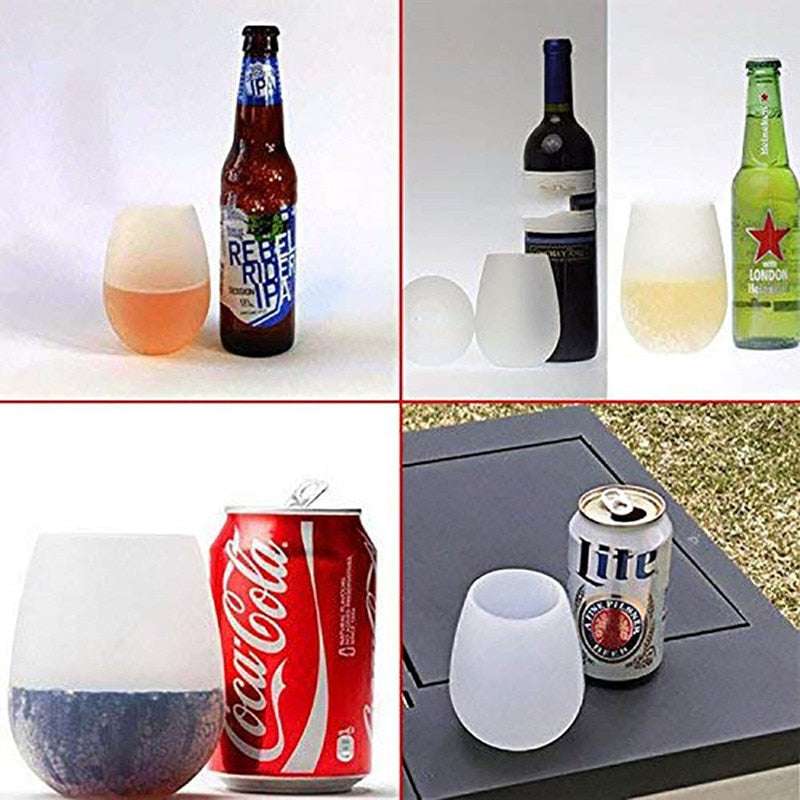 Unbreakable Silicone Wine Glasses