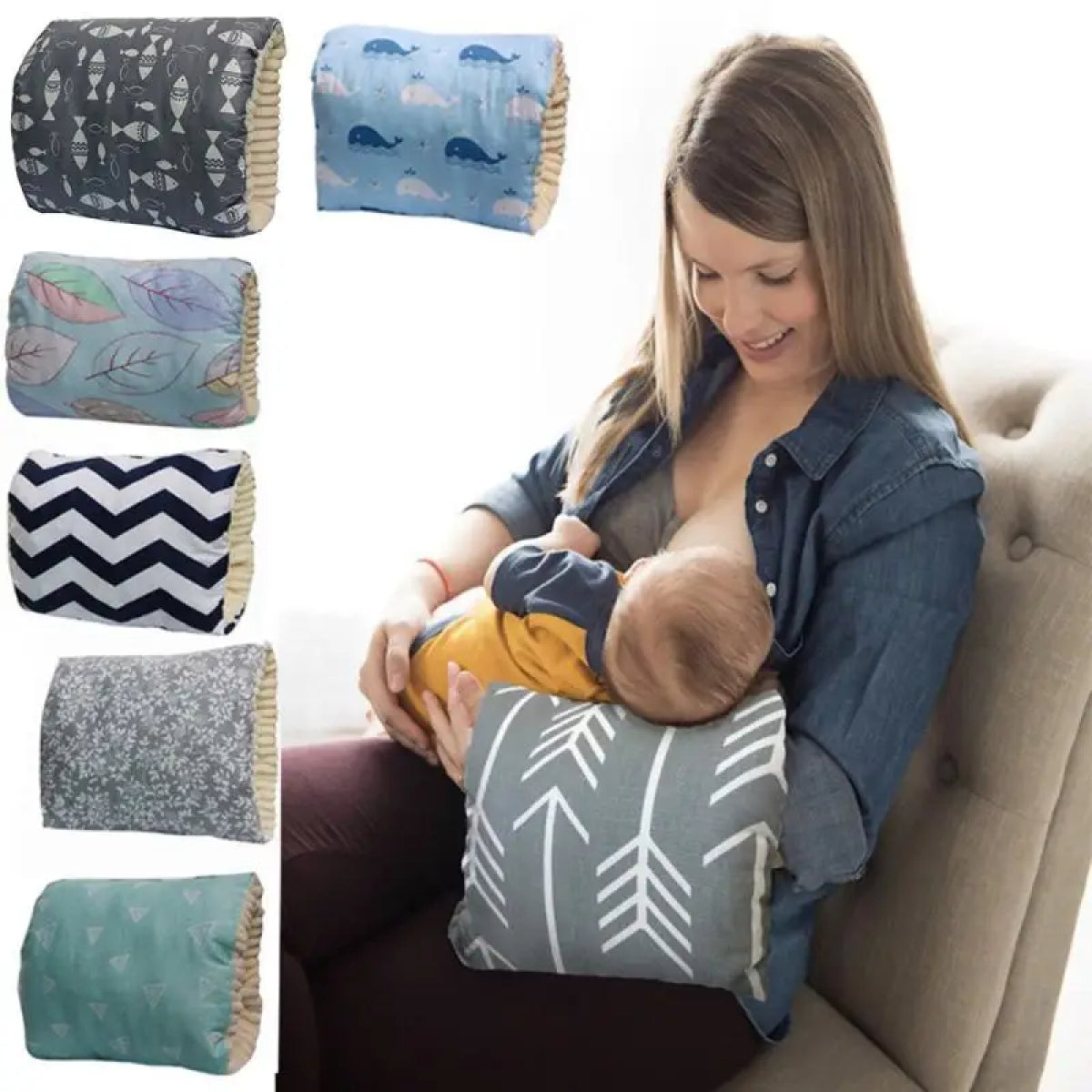 Adjustable Cotton Baby Nursing Arm Pillow