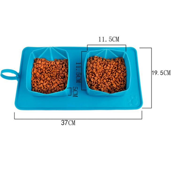 Folding silicone Pet bowl