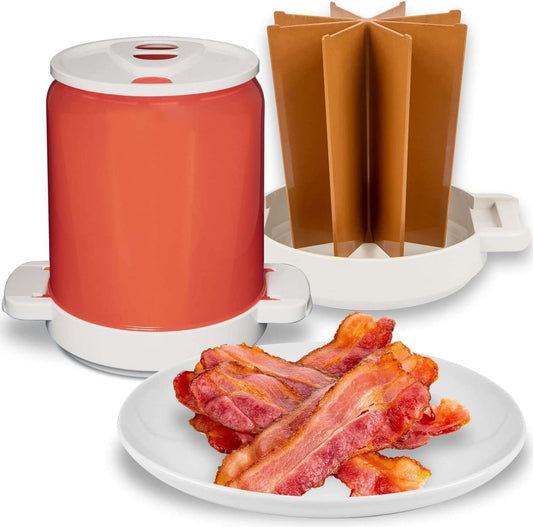 Microwave bacon cooking rack