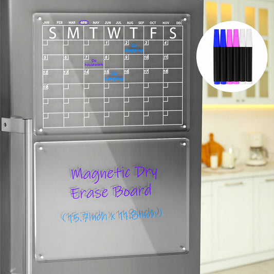 Acrylic Dry and Wet refrigerator Writing Board