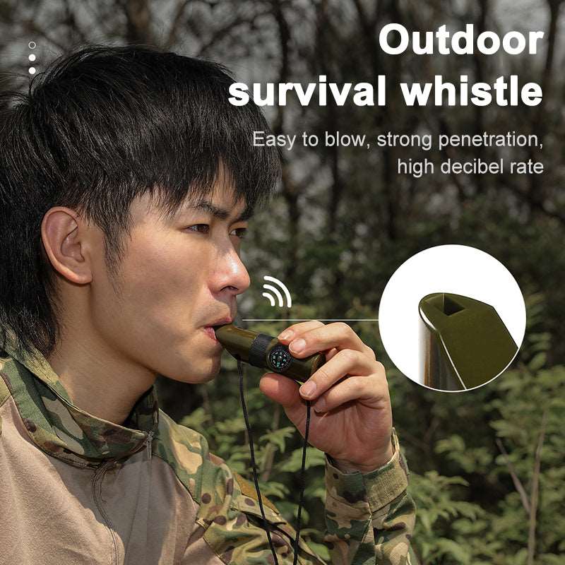 7 in 1 survival whistle