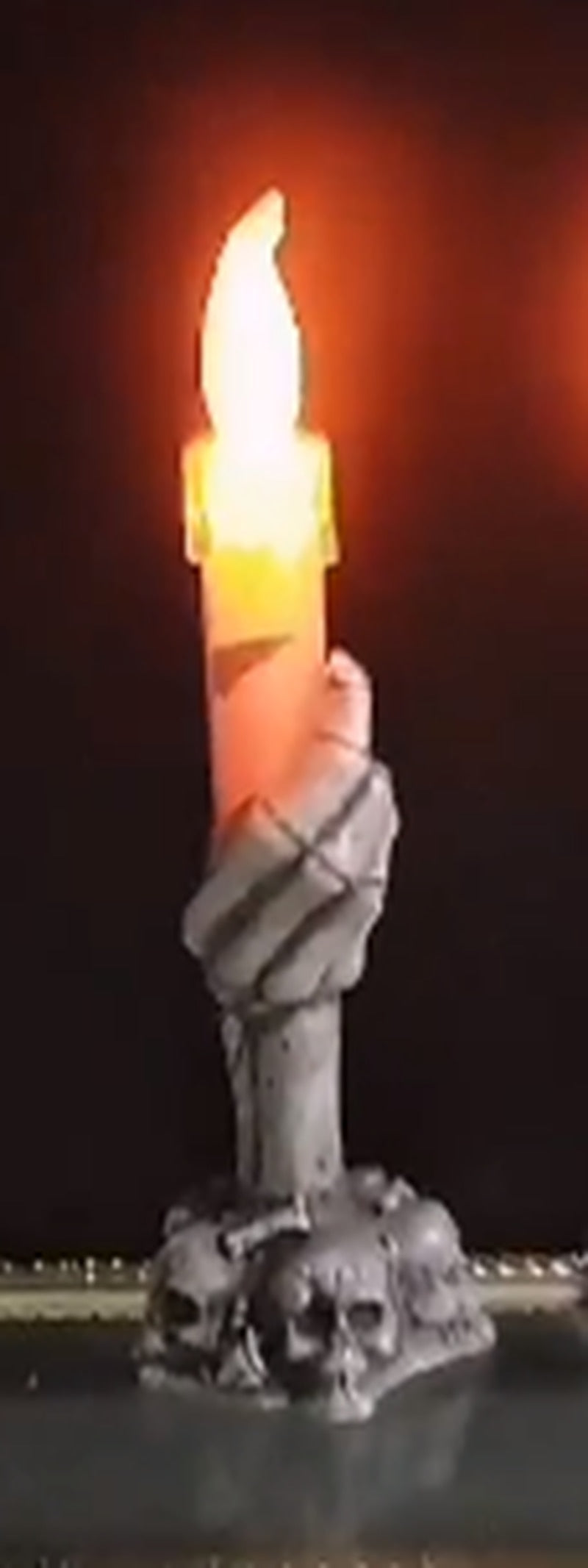 Ghost hand night light