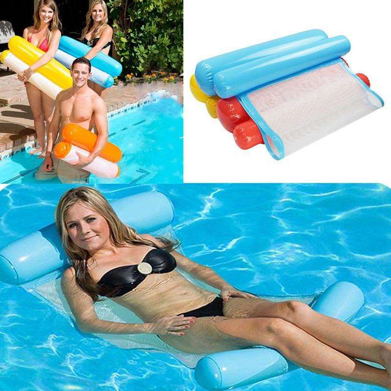 Inflatable water hammock