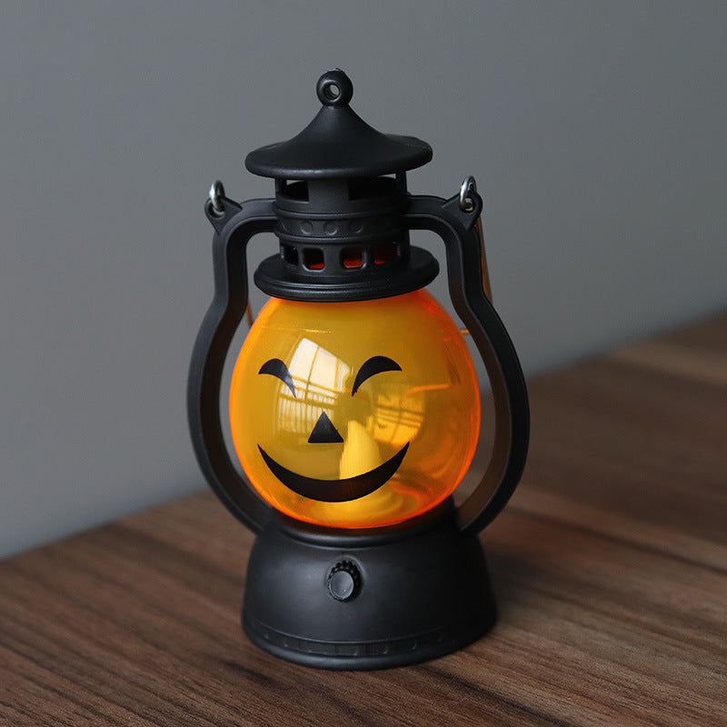 Portable halloween pumpkin lantern