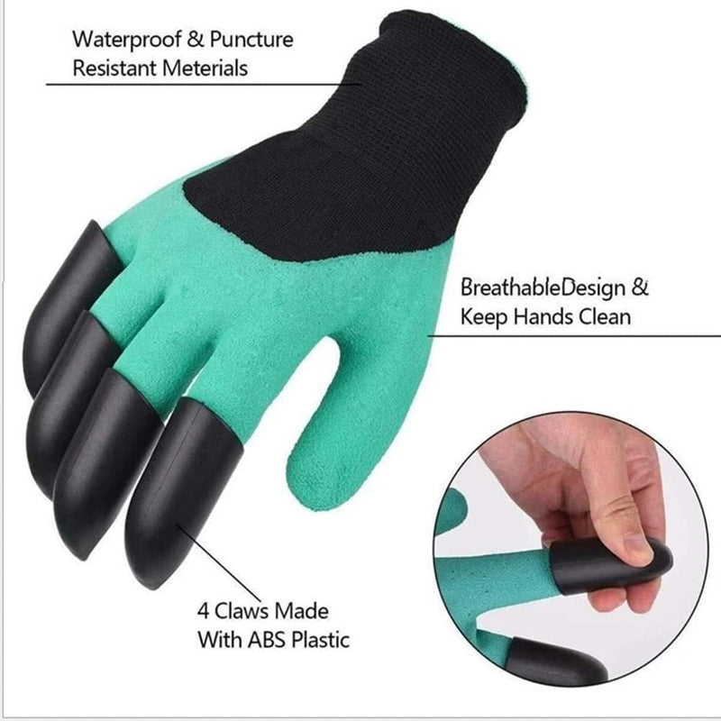 Garden digging protective gloves