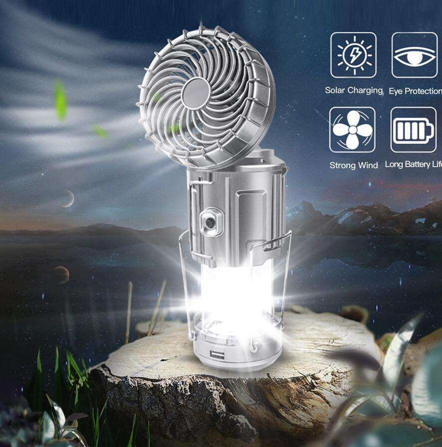 Solar Lantern with Fan