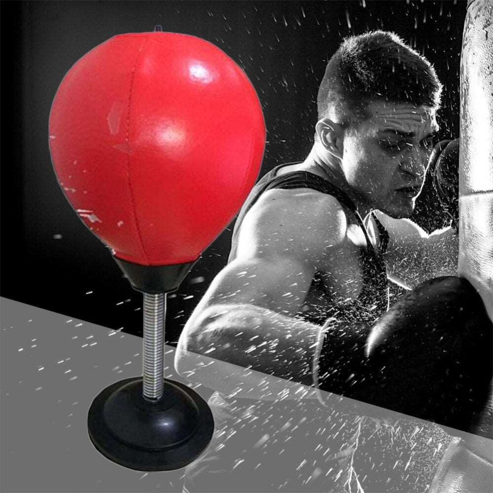 Desktop suction punching bag