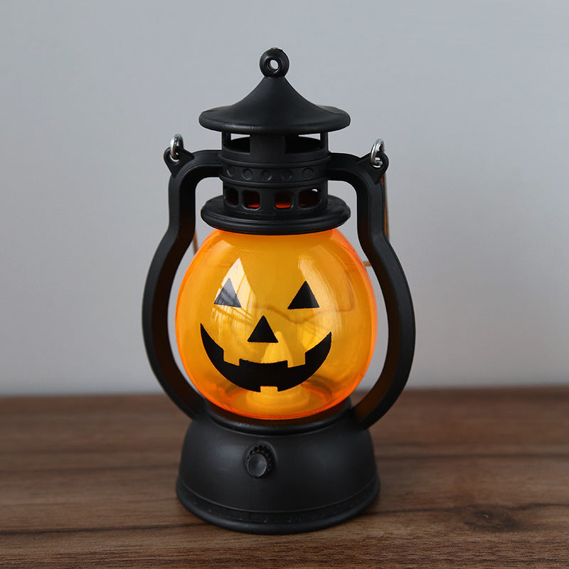 Portable halloween pumpkin lantern