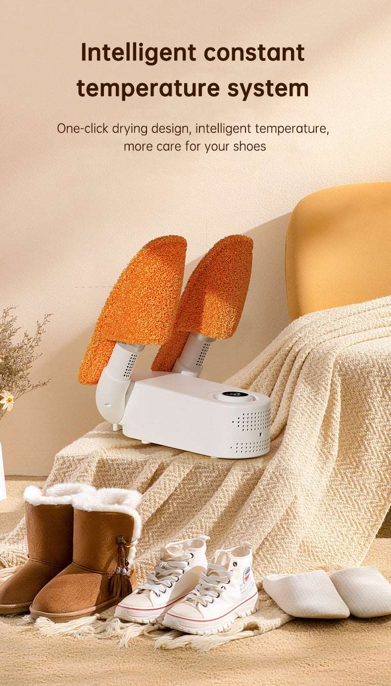 Intelligent Shoe Dryer: Constant Temp & Foldable