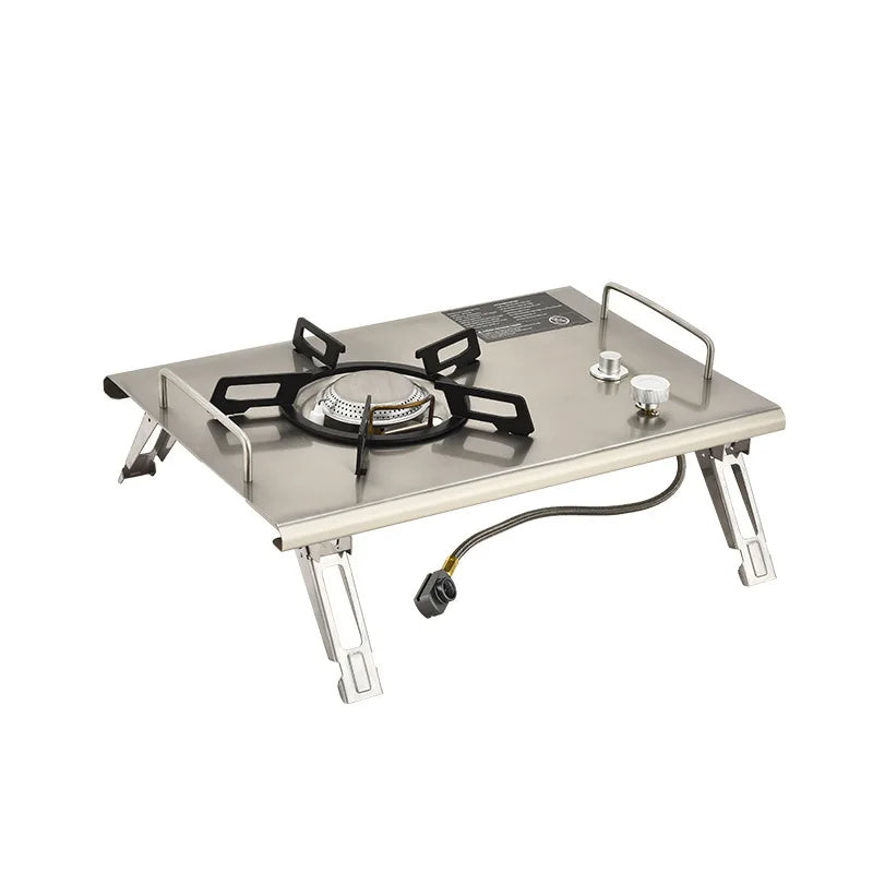 Stainless Steel Portable Camp Stove: 4000W Power