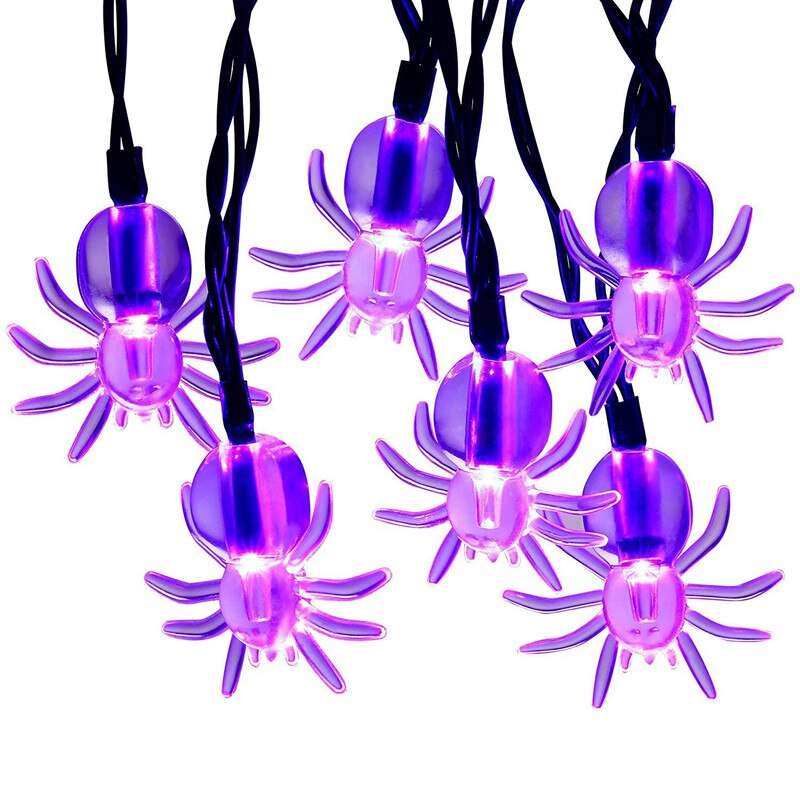 LED string spider lights