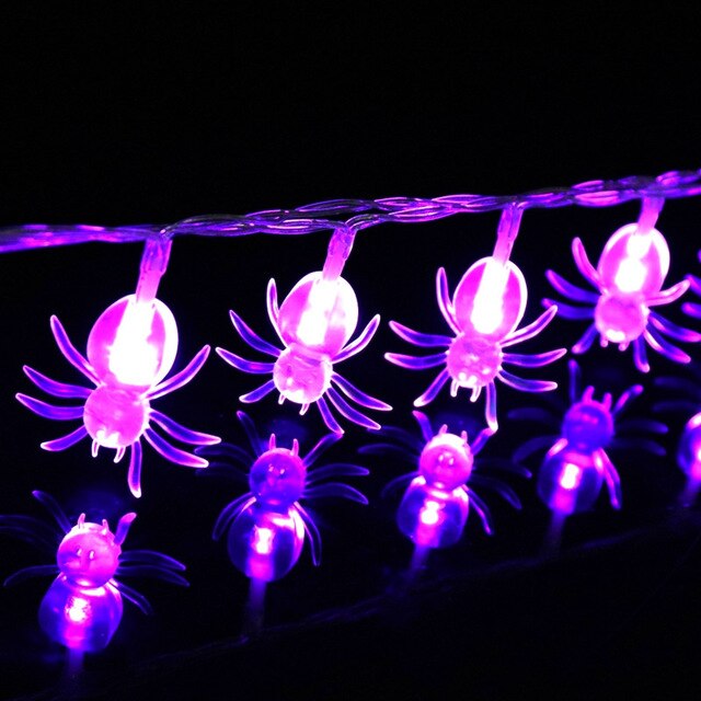 LED string spider lights