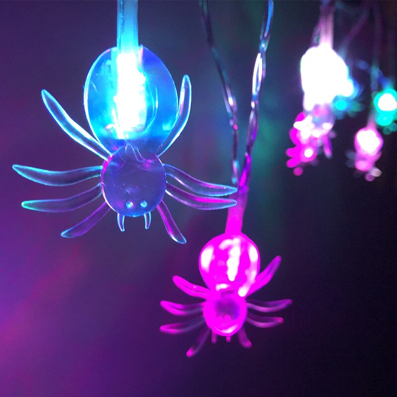 LED string spider lights