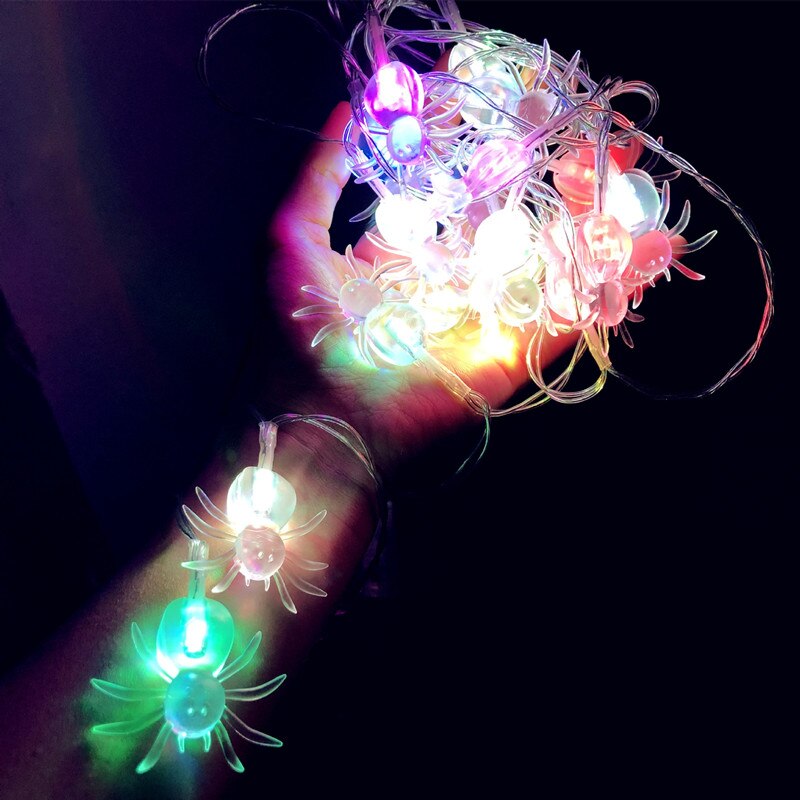 LED string spider lights